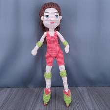 Handmade Crochet Amigurumi 12 inch Doll