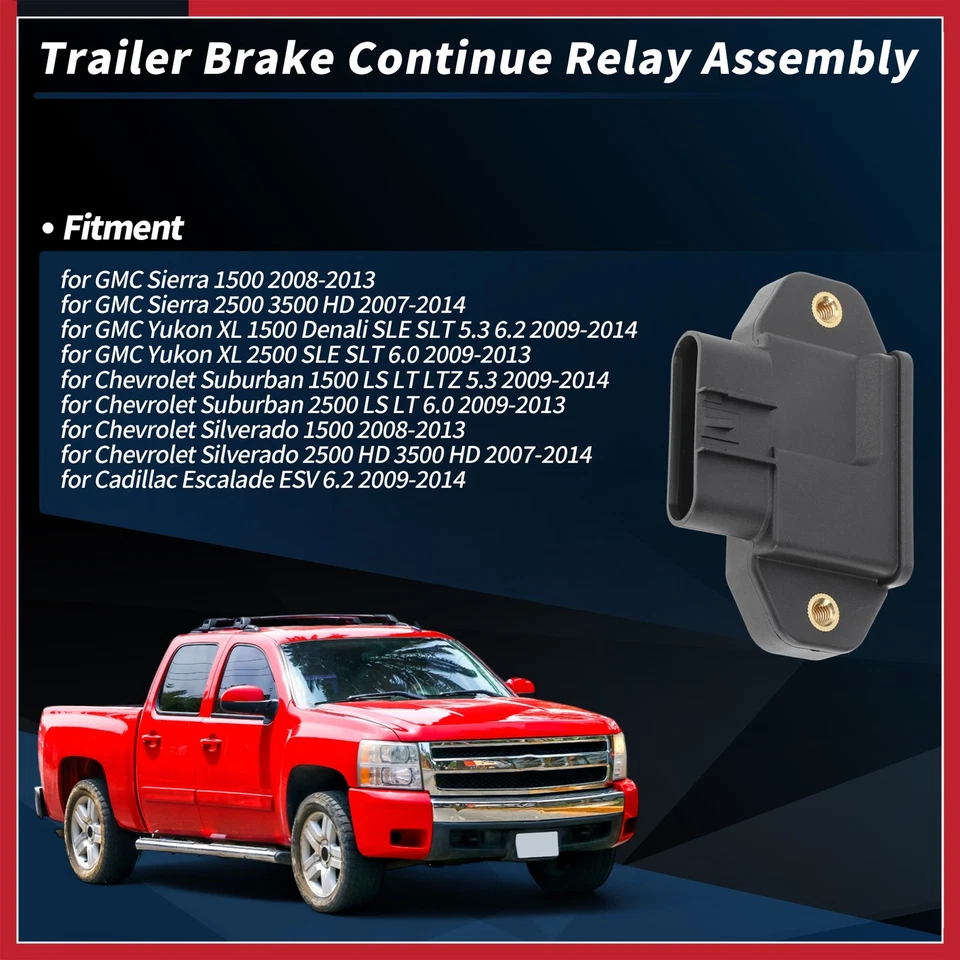 Relé continuo de freno de remolque No.20904439 para GMC Yukon XL 2500 6.0 Foto 3 de 4