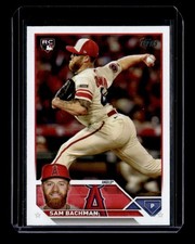2023 Topps Update #US238 Sam Bachman Angels ROOKIE BASEBALL CARD. rookie card picture