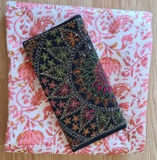 Unstitch Salwar Kameez Indian Pakistani Asian Suit Dress with Handbag 