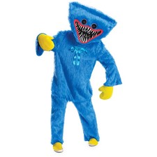 Disguise Huggy Wuggy Adult Costume 164459 Poppy Playtime Full Body Blue