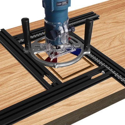 Trimmmaschine Fräsnut Gravur Führungsschiene multifunktional verstellbar