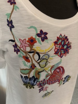 Sem per Lei Made In Italy T Shirt weiß Gr. 40 Neu VK 189,-  