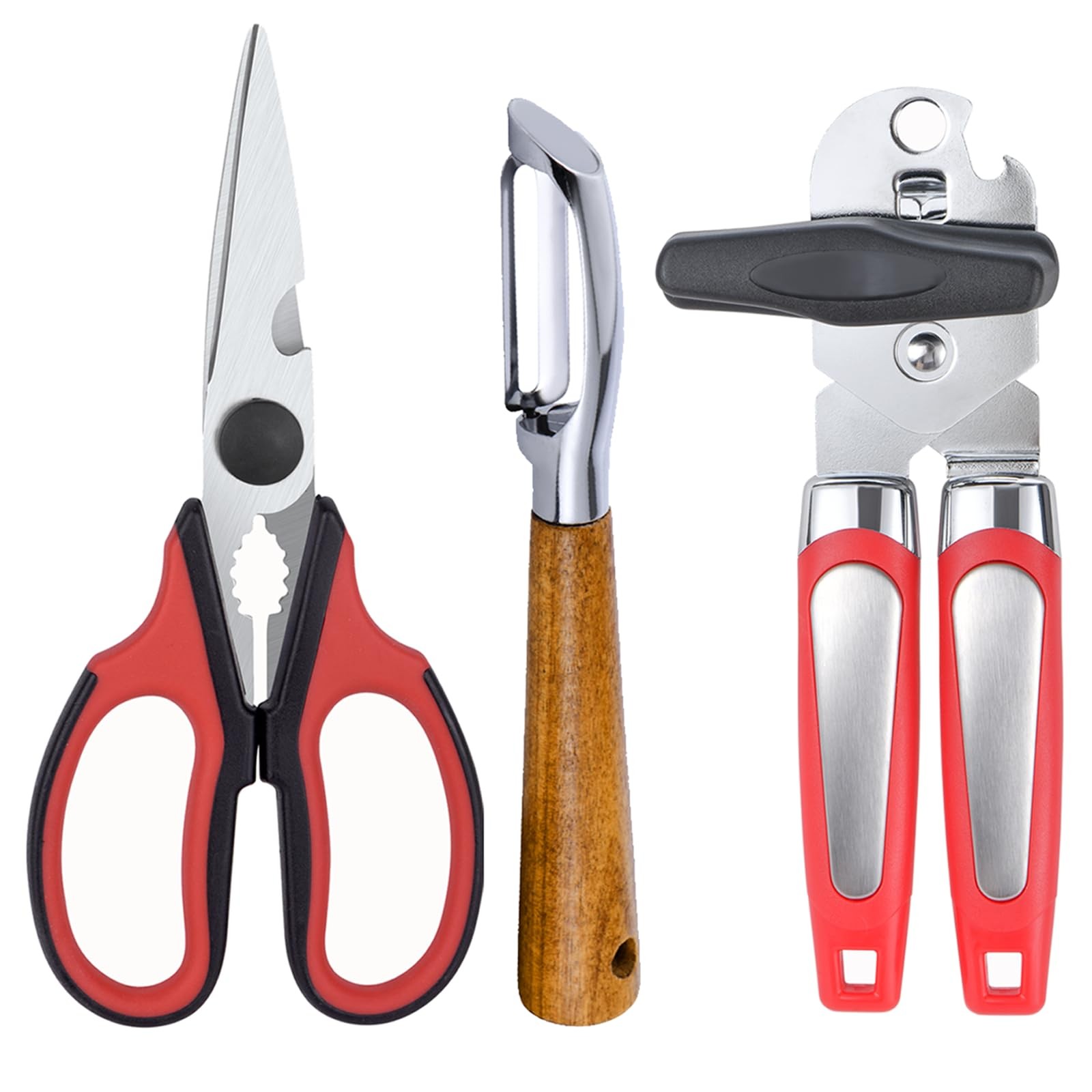 Left Handed Kitchen Scissors Shears Can Opener Peeler
