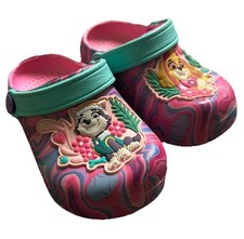 Toddler Girl Paw Patrol Slip On Clogs Everest Skye Size 5/6