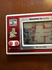 Nintendo Game and Watch Mario's Cement Factory ML-102, 1983 Tested New Battery