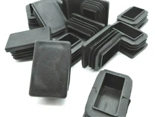 1” X 1 1/2" Rectangle Tubing Caps  Blanking End Cap  Tube Pipe Plugs  10 Pack