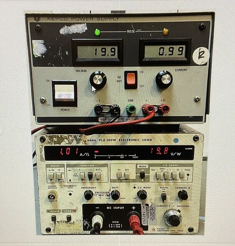 Kikusui модель PLZ-150W электронная нагрузка проверена калибровка до 8-2024 - Изображение 2 из 4