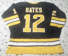 ADAM OATES BOSTON BRUINS AUTO GOLD RUSH HOCKEY JERSEY XL BRAND NEW W/BECKETT COA