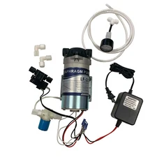 RO DC Booster Pump Assembly Reverse Osmosis Water System Pressure Solenod Valve
