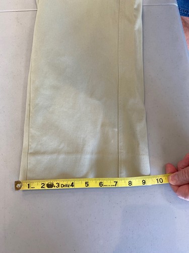 NEU! Tibi S218MG3078 kurz geschnittene Hose aus 100 % Baumwolle, Größe 4 – moos – 450 $ - Bild 10 von 11