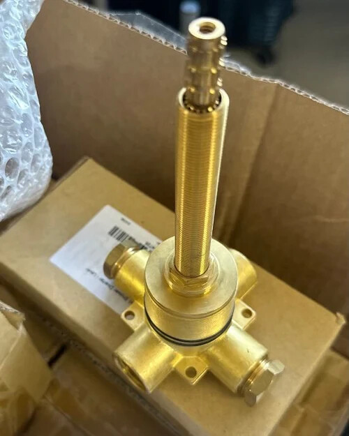 Signature Hardware  3-Way Diverter Valve- Brushed Nickel