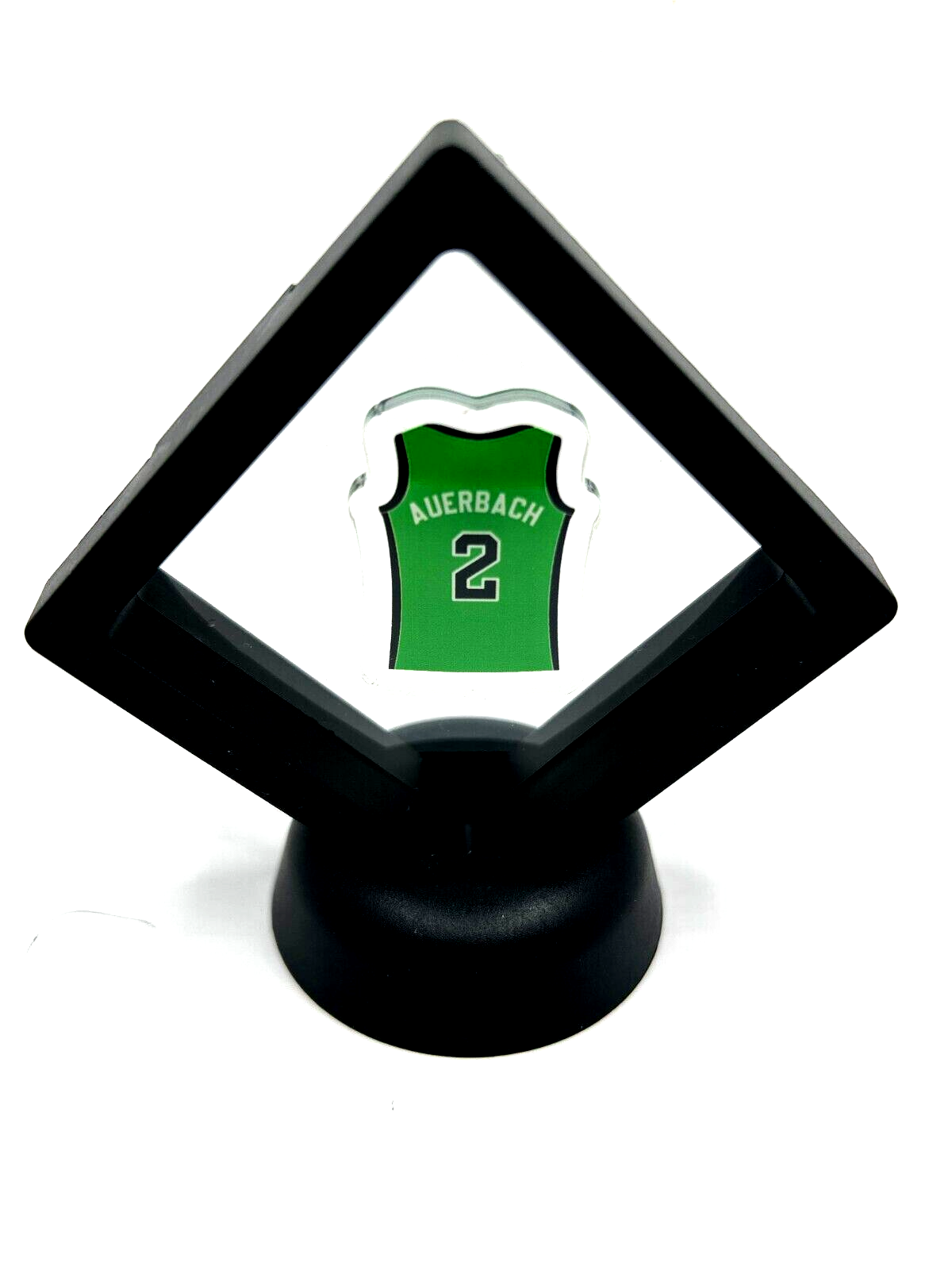 Boston Celtics Red Auerbach floating jersey-Retro DESKTOP Collectable-LEGEND