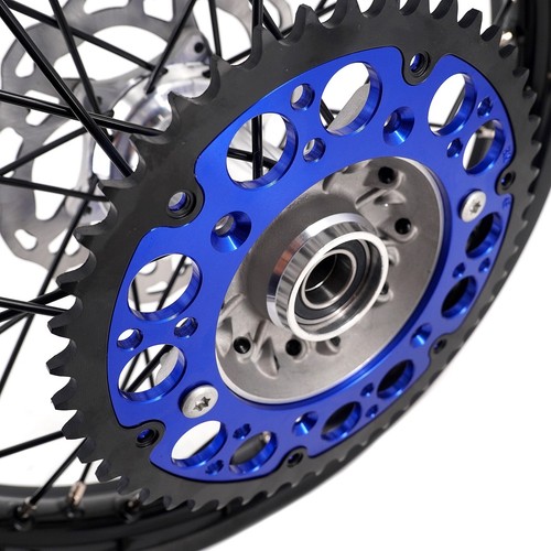 Ruedas fundidas KKE 21/19 pulgadas azul ajuste Husqvarna TE TC FX FC 250 350 450 501 2014-2024 - Imagen 8 de 15