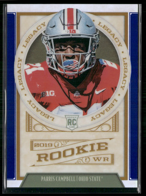 Parris Campbell 2019 Legacy Blue RC 24/50