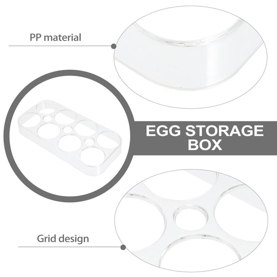Egg Storage for Refrigerator Holder Eggs Box Shelf Organizer eBay
