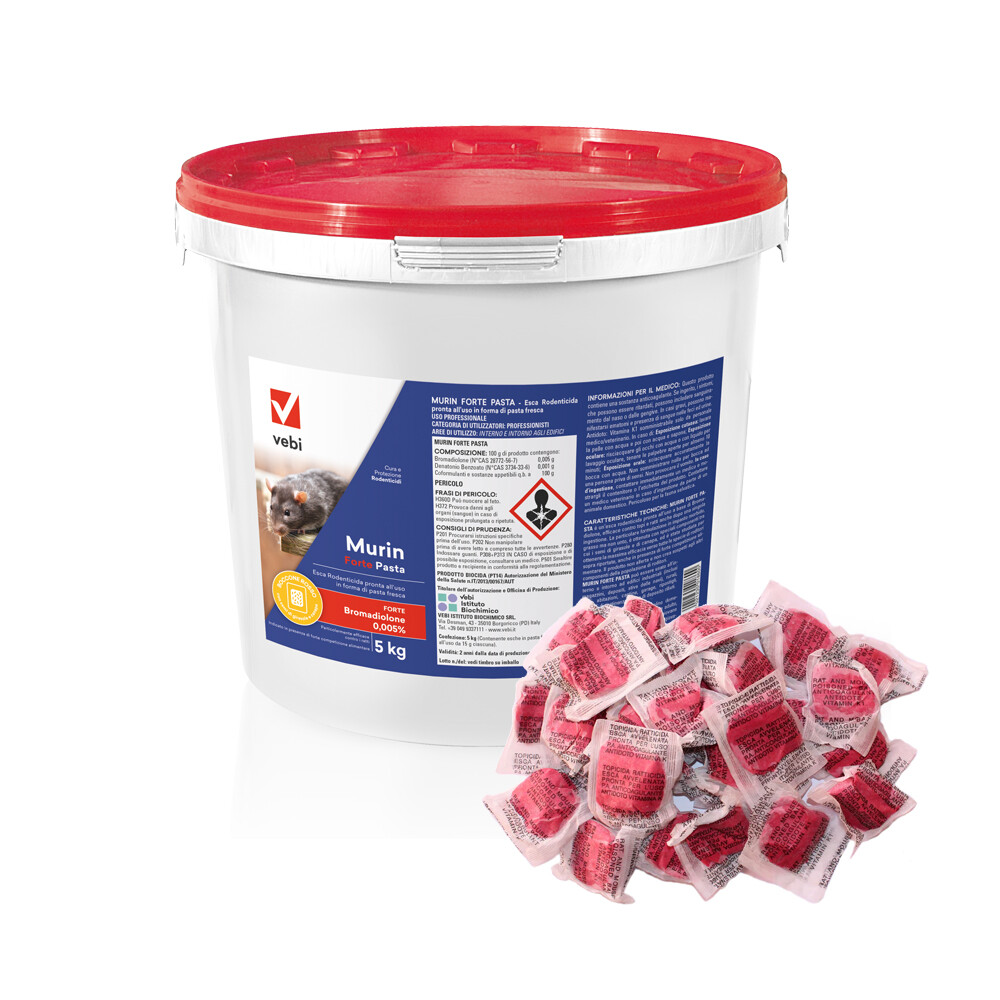Veleno Per Topi Pronto Uso Grano Murin Forte Grano - Topicida Pronto Uso  Per Topi E Ratti, Esca Veloce 1,5 Kg Disinfestazione Topi Interna Esterna, image size:1000x1000