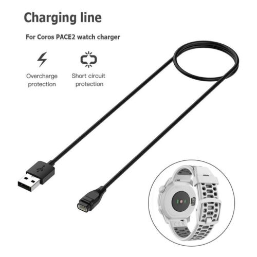 1m Watch DC Ripple USB Charging Cable For COROS PACE2/APEX Pro/APEX42/VERTIX2 D - Zdjęcie 1 z 9