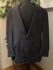 Kilburne and Finch sport coat - 42R - black with blue pinstripe