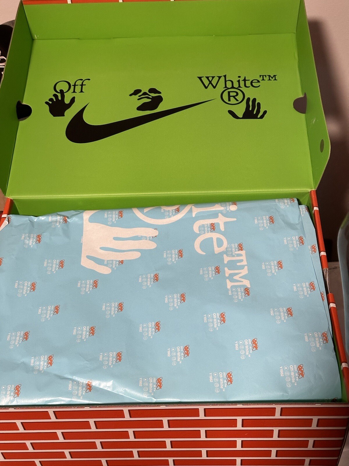 OFF WHITE X NIKE Bianco sporco x Nike Air Force 1 x bianco sporco 2022 taglia 12 nuove DS OG Virgil Abloh