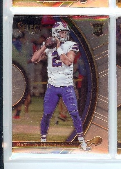 NATHAN PETERMAN 2017 PANINI SELECT ROOKIE RC BASE NON SILVER #43 BUFFALO BILLS
