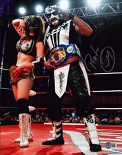 Foto firmada por Pentagon Jr y estrella sexy 11x14 certificado de autenticidad WWE AEW Lucha Libre AAA