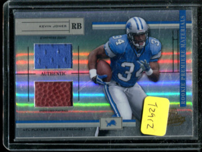 B2392- 2004 Absolute Memorabilia #216 Kevin Jones RPM RC Trikot Ball / 750