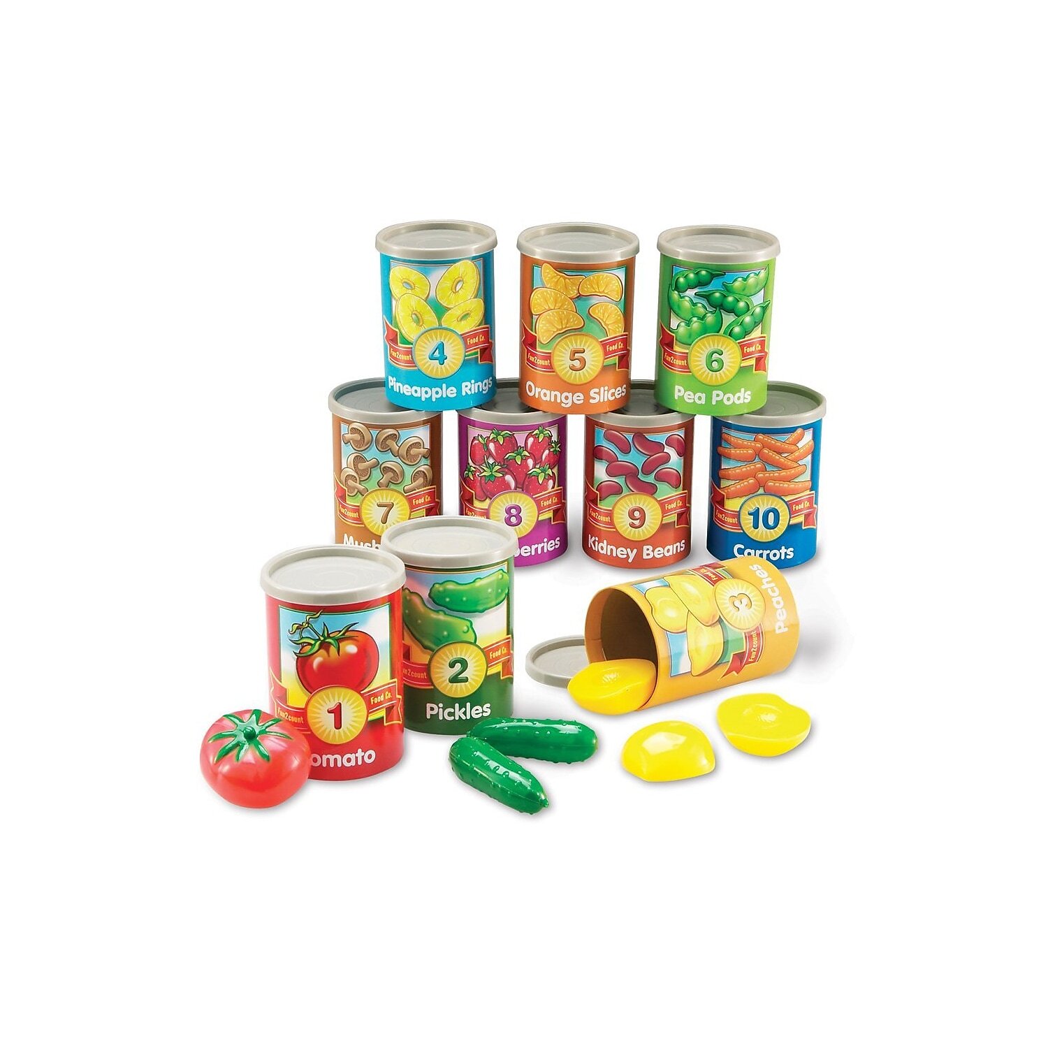 Learning Resources Counting Cans 1-10 for Early Math Skills 6800-image