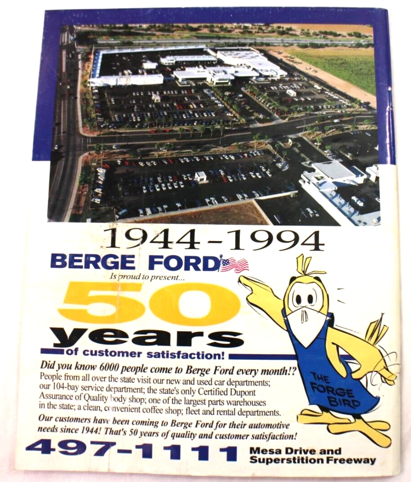 Chicago Cubs 1994 Spring Training Program Mesa Arizona eRROR? - Image 2 of 4