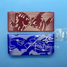 Top and Bottom Battery Cover Housing Shell Case For Nintendo New 3DS 2015 Poke