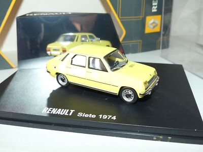 Coche miniatura Renault Siete 1/43 IXO tl grun 1975 - Coches-miniaturas.es