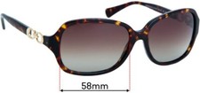 SFx Replacement Sunglass Lenses Fits Coach Hc8146 - 58mm Wide
