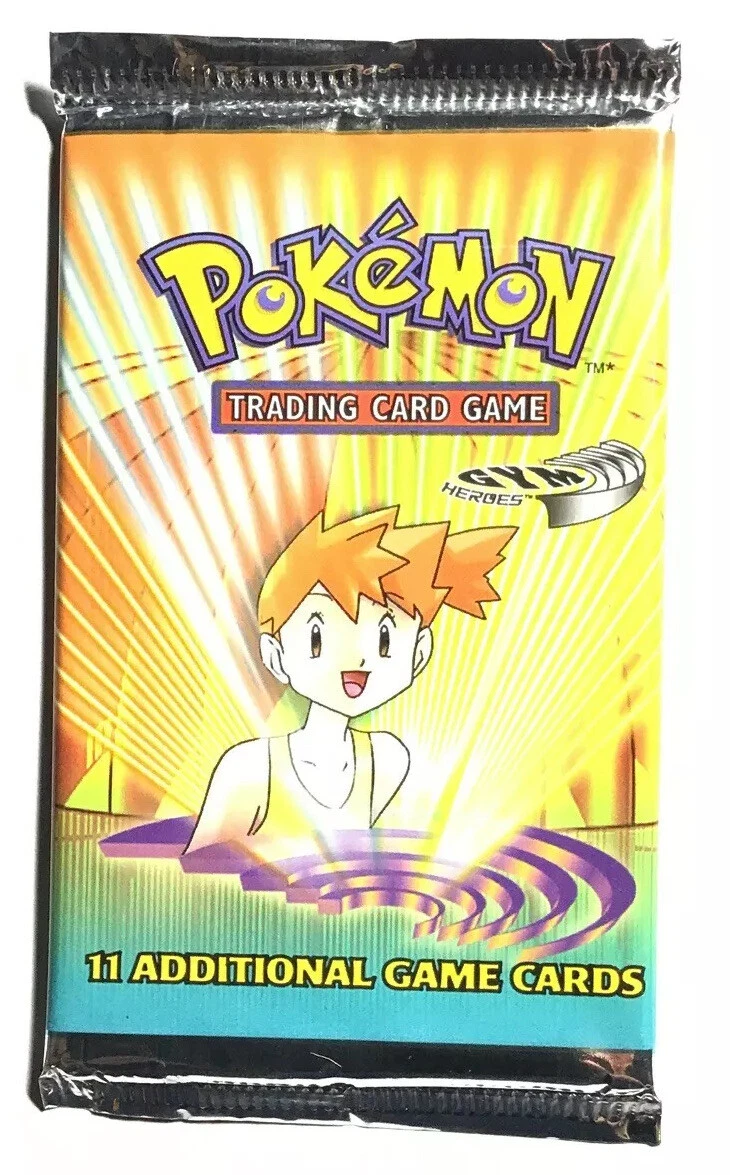 1x HEAVY Gym Heroes 1st Edition Pokemon Booster Pack TCA, 52% OFF
