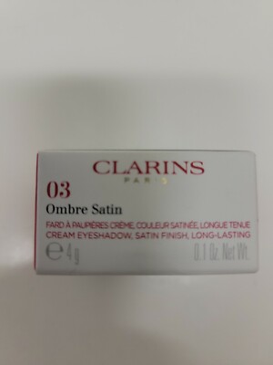 Clarins Ombre Satin Cream Eyeshadow # 03 Purple Rain 4g/0.1oz NIB