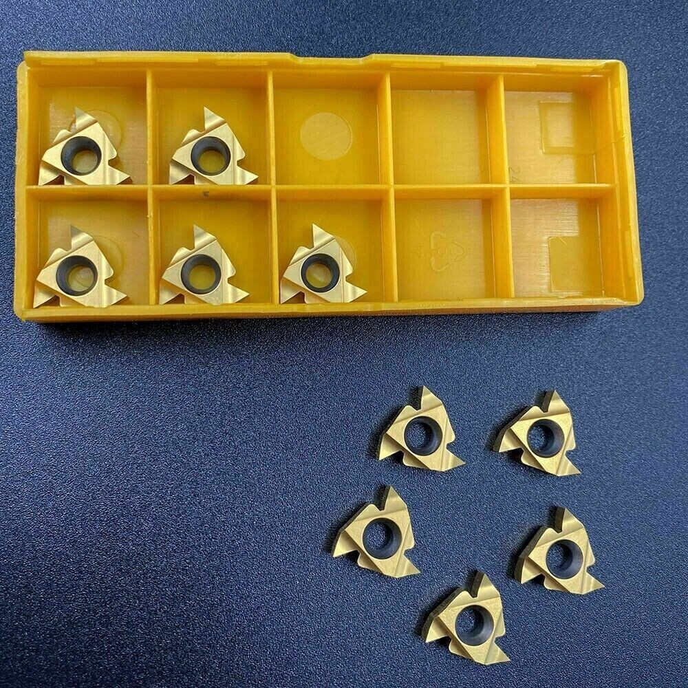 Lot De 10 Plaquettes Carbure 16ER AG55 - Pour Filetage Externe 3/8" - Pour Tournage