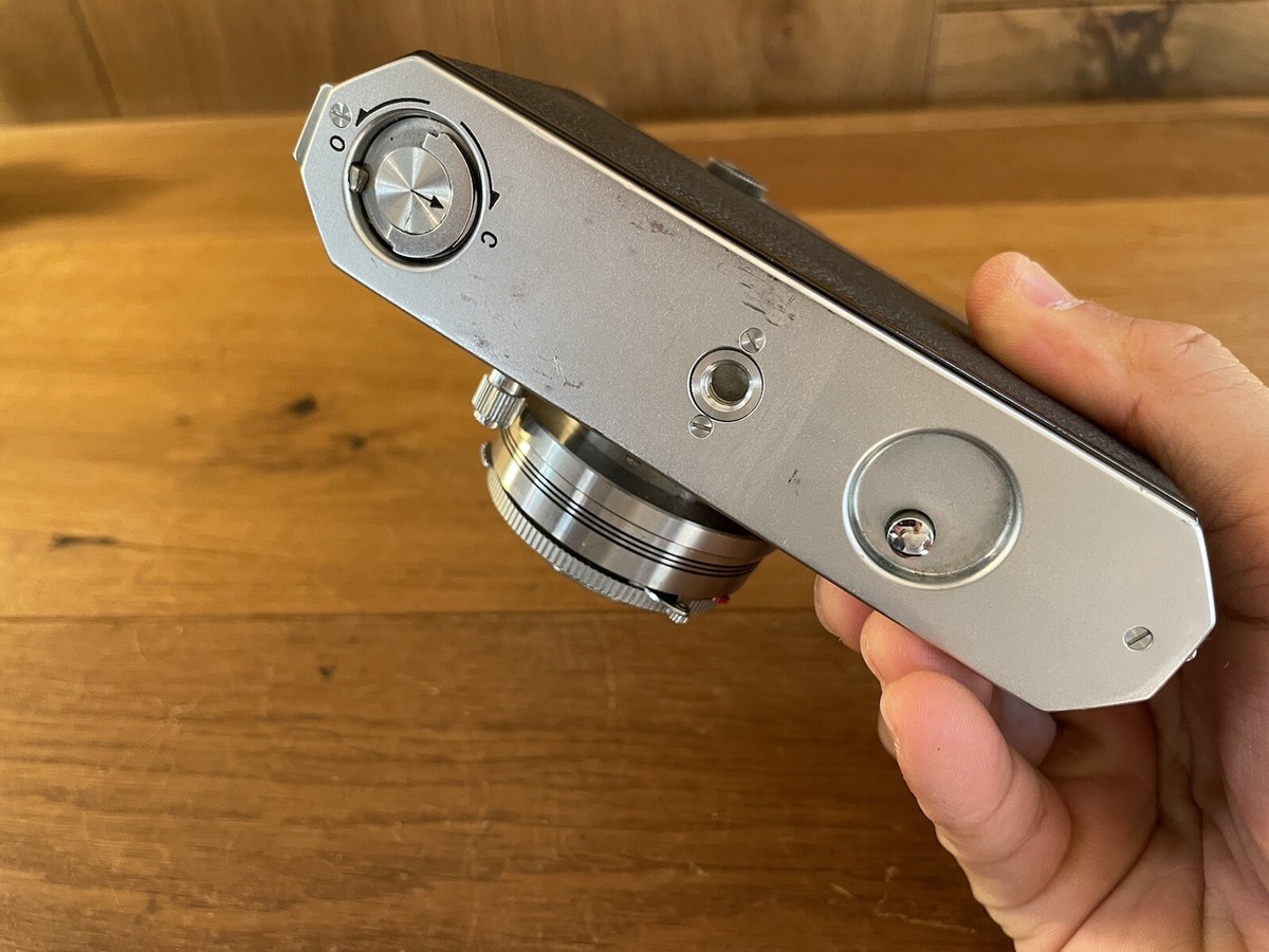 Near Mint* Konica II B-m Rangefinder Film Camera Hexanon 45mm F