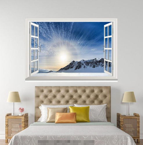 Papier Peint Autocollant 3D – Plafond Lumière Soleil – NA9762 – Décor Mural AJ WALL Fay