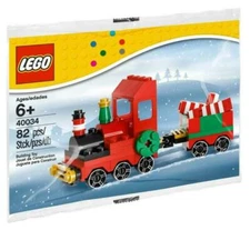 LEGO Seasonal Polybag: Christmas Train (40034)  New in sealed polybag  Retired
