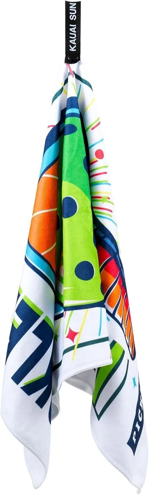 Pickleball Microfiber Cotton Towel, Quick-Dry Sports Large, Multicolor