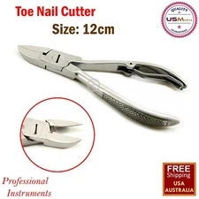Toenail Cutter 12cm Dull Pattern Handle Podiatry Nails Clipper Trimmer Cutter