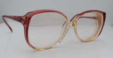 Vintage Tura 636 Burgundy Oval Sunglasses Israel FRAMES ONLY