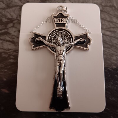 925 Sterling Silver 3D Christian Jesus Christ Cross Catholic Crucifix ...
