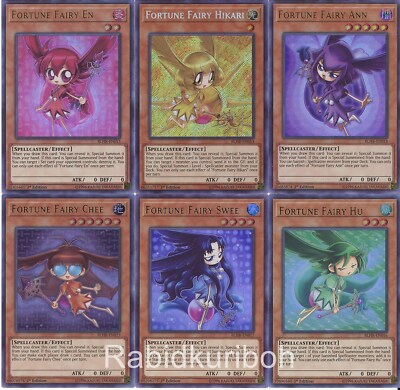 Yugioh Fortune Fairy Set - Hikari Hu Swee Chee En Ann - Secret Ultra Rare Set | eBay Yugioh Fortune Fairy Set - Hikari Hu Swee Chee En Ann - Secret Ultra Rare Set | eBay