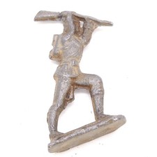 Antique Lead Toy Soldier with Musket Civil War Era Soldier