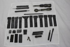 33pc Vintage / Antique Lead Stamping / Printers Set