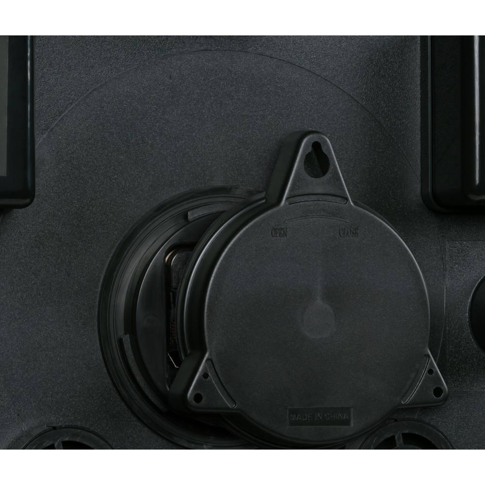 La Crosse Wall Clock 21"x21"x2.75" Quartz Analog w/Sun+Moon Lighted