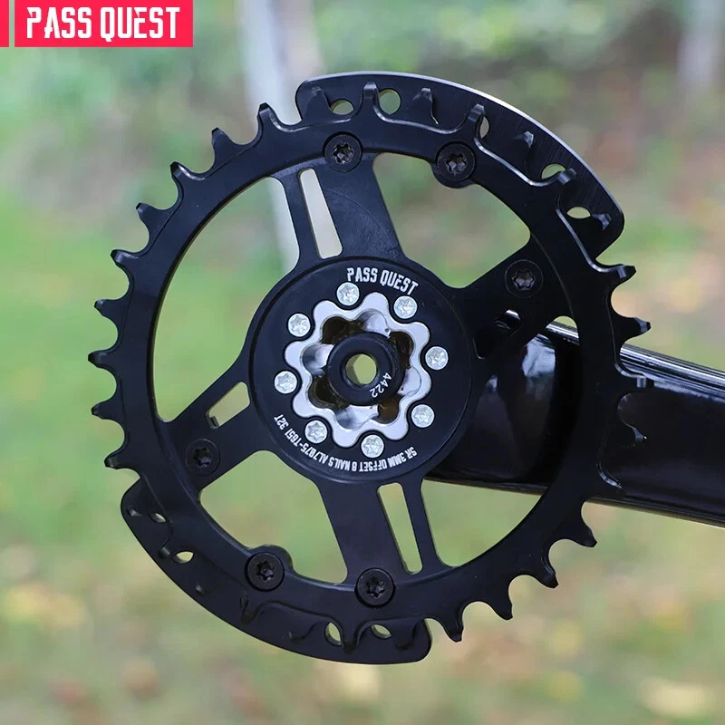 8 Nails Specification Narrow Wide Tooth Belt Guard Plate for Direct Mount Cranks - Image 4 of 4