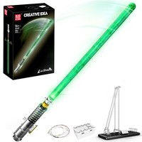 Mould King 10140 GrüNes Lichtschwert Bausatz Klemmbausteine Led Modell Spielzeug