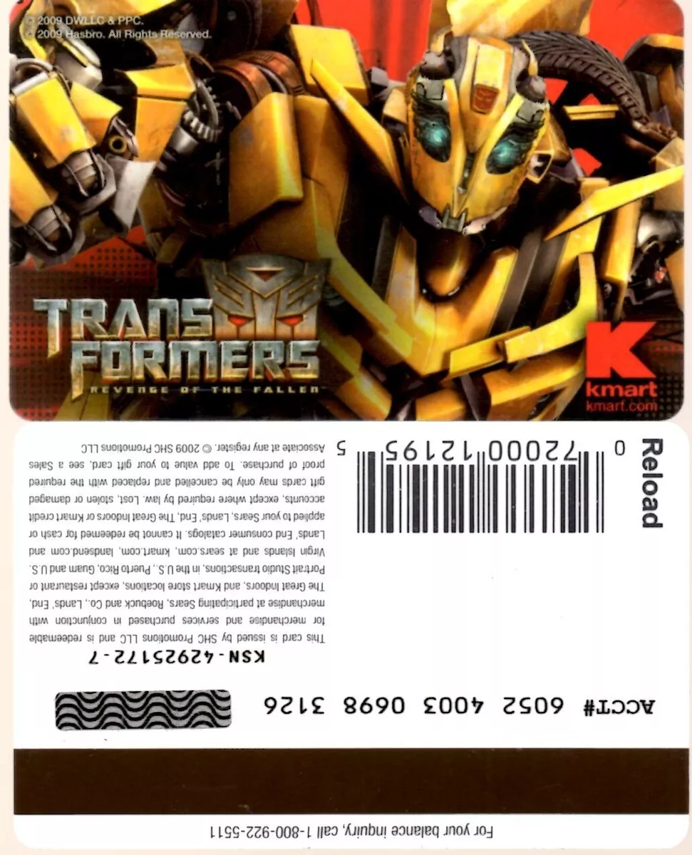Bumblebee clearance transformer kmart