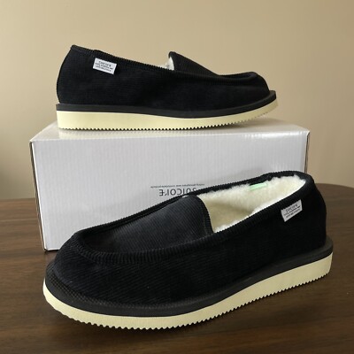 SUICOKE SSD-CoMab Black Loafers - Size 10